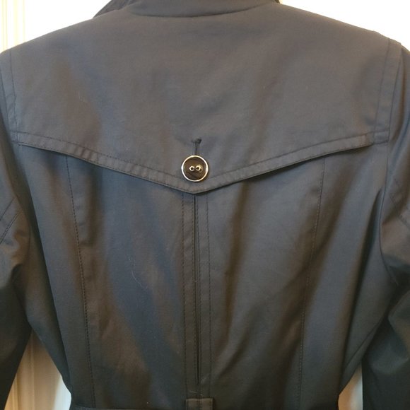 Worthington Black Trench Coat - Picture 8 of 14